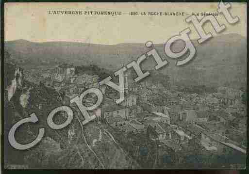 Ville de ROCHEBLANCHE(LA) Carte postale ancienne