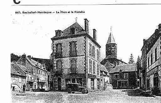 Ville de ROCHEFORTMONTAGNE Carte postale ancienne