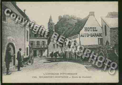 Ville de ROCHEFORTMONTAGNE Carte postale ancienne