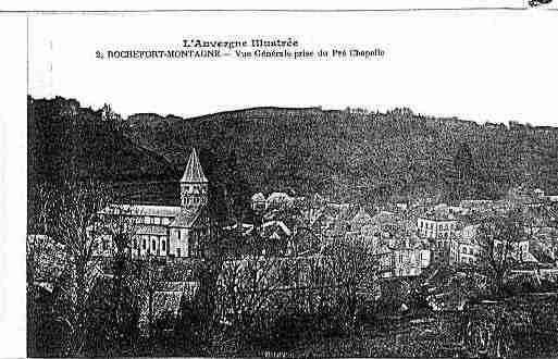 Ville de ROCHEFORTMONTAGNE Carte postale ancienne