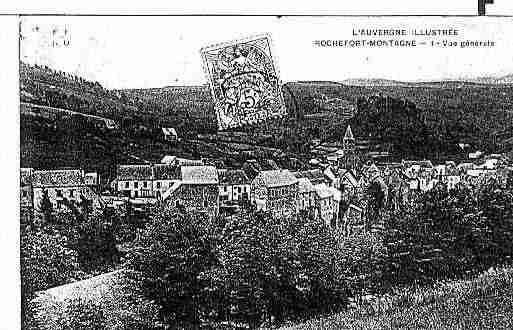 Ville de ROCHEFORTMONTAGNE Carte postale ancienne