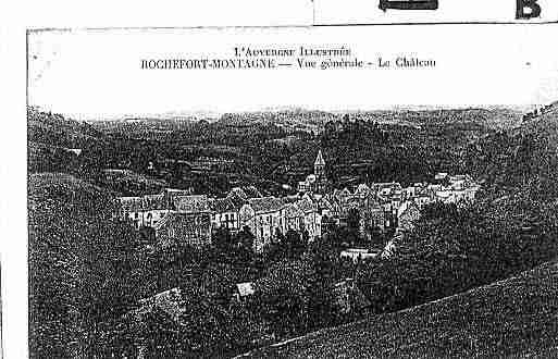 Ville de ROCHEFORTMONTAGNE Carte postale ancienne