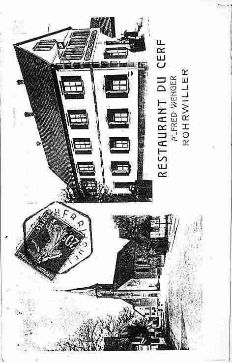 Ville de ROHRWILLER Carte postale ancienne
