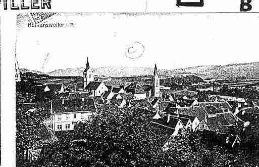 Ville de ROMANSWILLER Carte postale ancienne