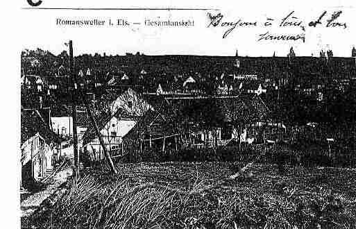 Ville de ROMANSWILLER Carte postale ancienne