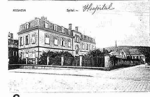 Ville de ROSHEIM Carte postale ancienne