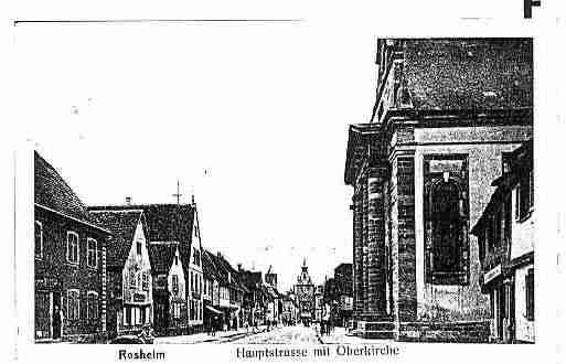 Ville de ROSHEIM Carte postale ancienne