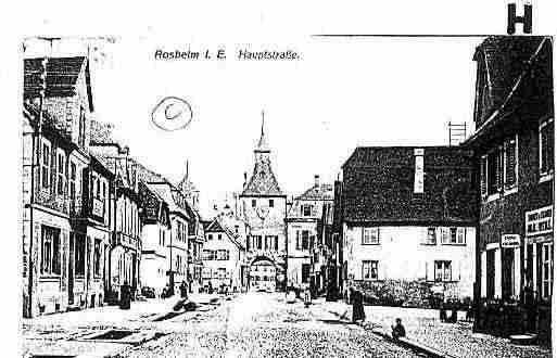 Ville de ROSHEIM Carte postale ancienne