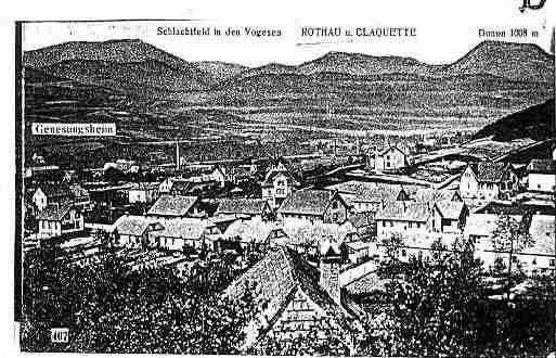 Ville de ROTHAU Carte postale ancienne