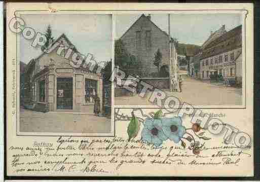 Ville de ROTHAU Carte postale ancienne