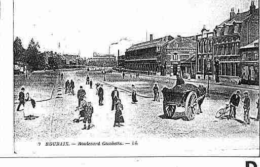 Ville de ROUBAIX Carte postale ancienne