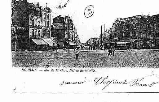 Ville de ROUBAIX Carte postale ancienne