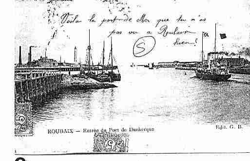 Ville de ROUBAIX Carte postale ancienne