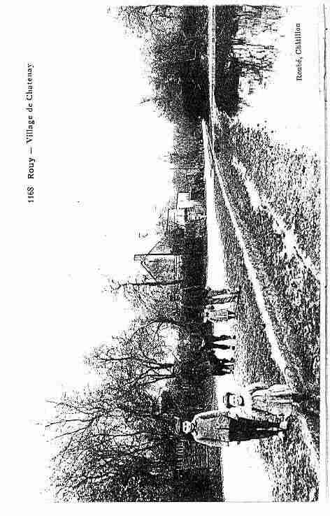 Ville de ROUY Carte postale ancienne