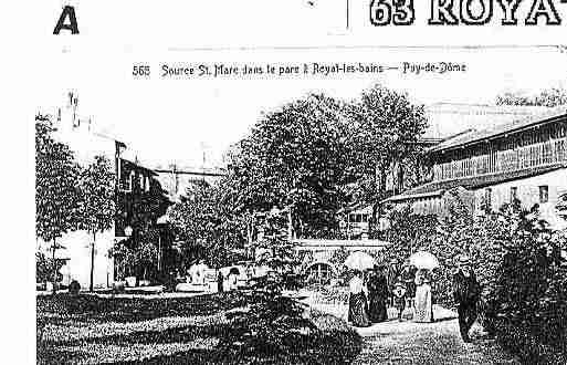 Ville de ROYAT Carte postale ancienne