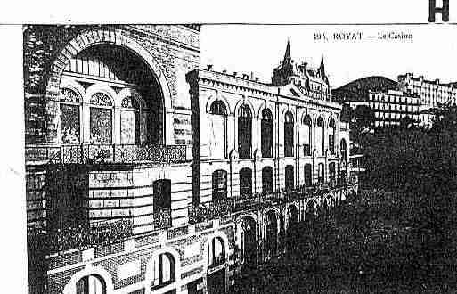 Ville de ROYAT Carte postale ancienne