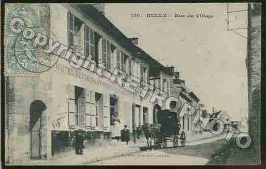 Ville de RULLY Carte postale ancienne