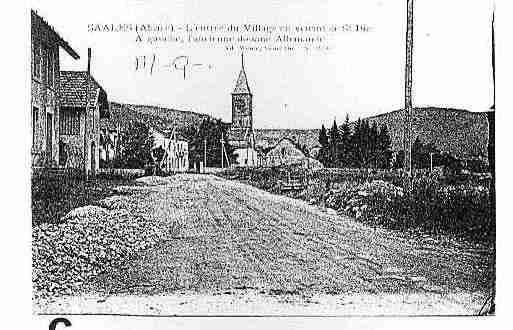 Ville de SAALES Carte postale ancienne