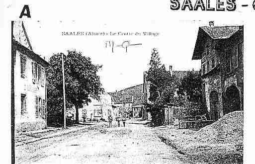 Ville de SAALES Carte postale ancienne