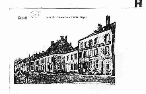 Ville de SAALES Carte postale ancienne