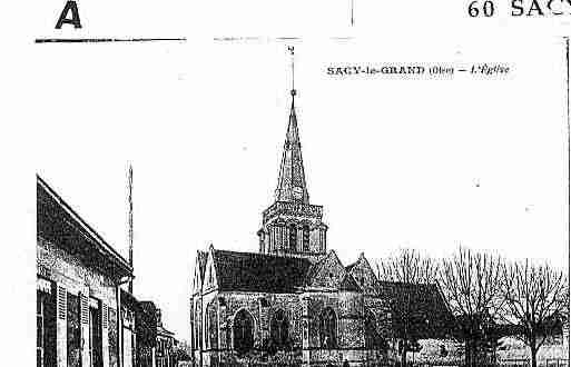 Ville de SACYLEGRAND Carte postale ancienne Ville de SACYLEGRAND Carte postale ancienne