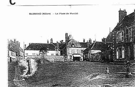 Ville de SAINTAMANDENPUISAYE Carte postale ancienne