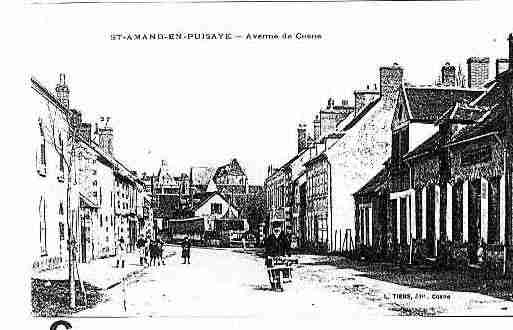 Ville de SAINTAMANDENPUISAYE Carte postale ancienne