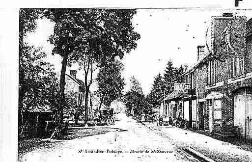 Ville de SAINTAMANDENPUISAYE Carte postale ancienne