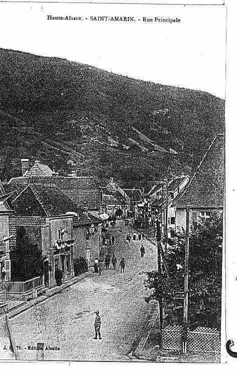 Ville de SAINTAMARIN Carte postale ancienne