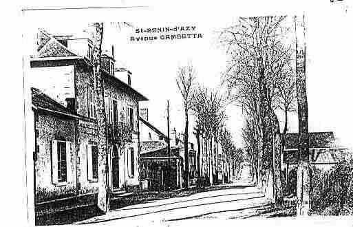 Ville de SAINTBENIND\\\'AZY Carte postale ancienne