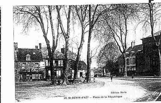 Ville de SAINTBENIND\'AZY Carte postale ancienne