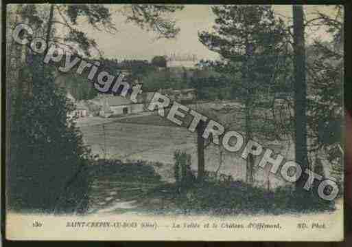 Ville de SAINTCREPINAUXBOIS Carte postale ancienne