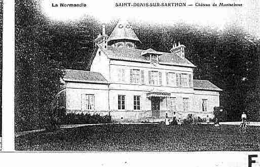 Ville de SAINTDENISSURSARTHON Carte postale ancienne