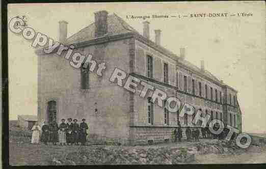 Ville de SAINTDONAT Carte postale ancienne