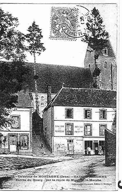 Ville de SAINTECEROMME Carte postale ancienne