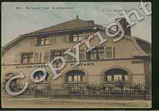 Ville de SAINTECROIXAUXMINES Carte postale ancienne