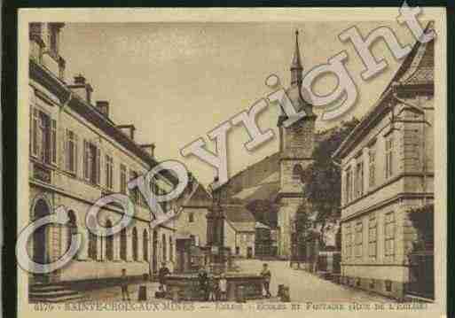 Ville de SAINTECROIXAUXMINES Carte postale ancienne