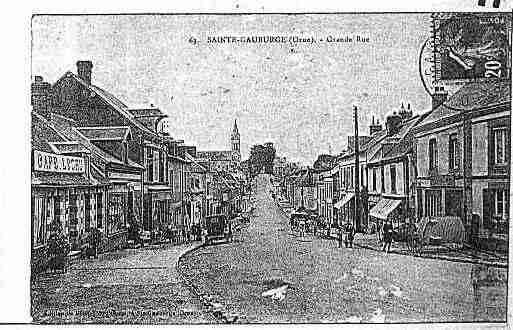 Ville de SAINTEGAUBURGESAINTECOLOMBE Carte postale ancienne  Ville de SAINTEGAUBURGESAINTECOLOMBE Carte postale ancienne