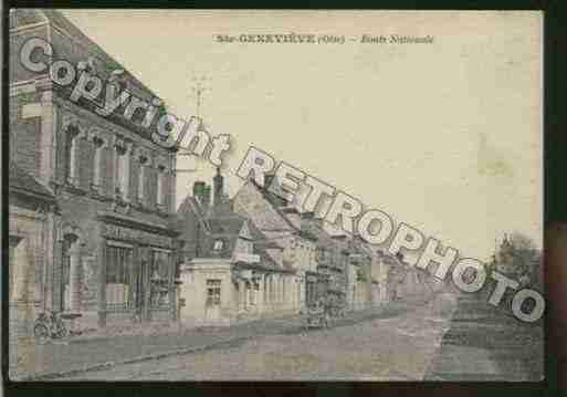 Ville de SAINTEGENEVIEVEPETITEFERCOURT Carte postale ancienne