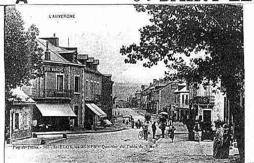 Ville de SAINTELOYLESMINES Carte postale ancienne