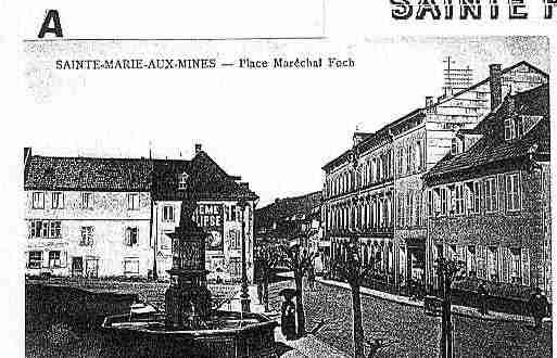 Ville de SAINTEMARIEAUXMINES Carte postale ancienne