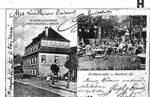 Ville de SAINTEMARIEAUXMINES Carte postale ancienne Ville de SAINTEMARIEAUXMINES Carte postale ancienne