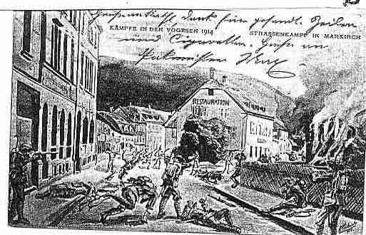 Ville de SAINTEMARIEAUXMINES Carte postale ancienne Ville de SAINTEMARIEAUXMINES Carte postale ancienne