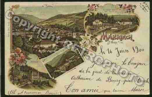 Ville de SAINTEMARIEAUXMINES Carte postale ancienne