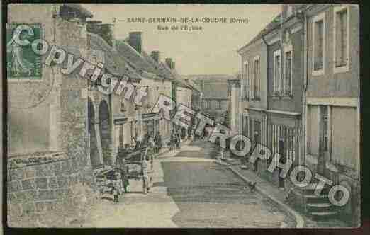 Ville de SAINTGERMAINDELACOUDRE Carte postale ancienne Ville de SAINTGERMAINDELACOUDRE Carte postale ancienne