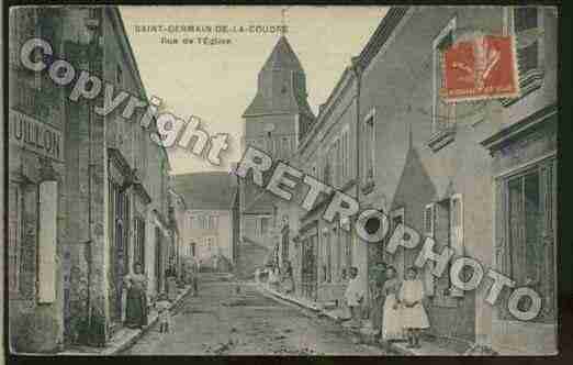 Ville de SAINTGERMAINDELACOUDRE Carte postale ancienne