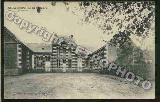 Ville de SAINTGERMAINDELACOUDRE Carte postale ancienne