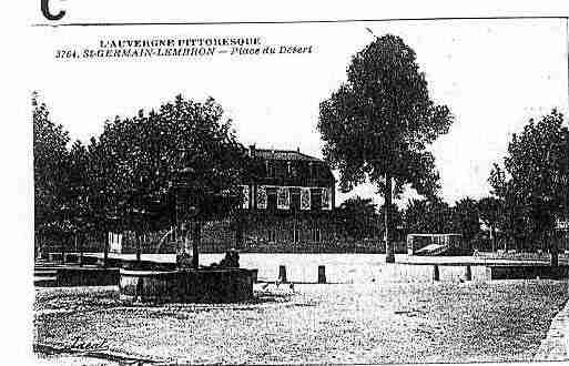 Ville de SAINTGERMAINLEMBRON Carte postale ancienne