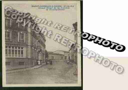 Ville de SAINTGERMAINL\\\'HERM Carte postale ancienne