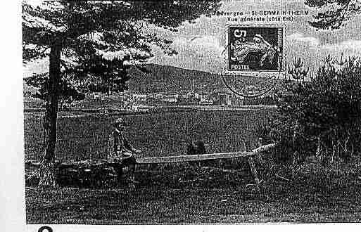 Ville de SAINTGERMAINL\\\'HERM Carte postale ancienne